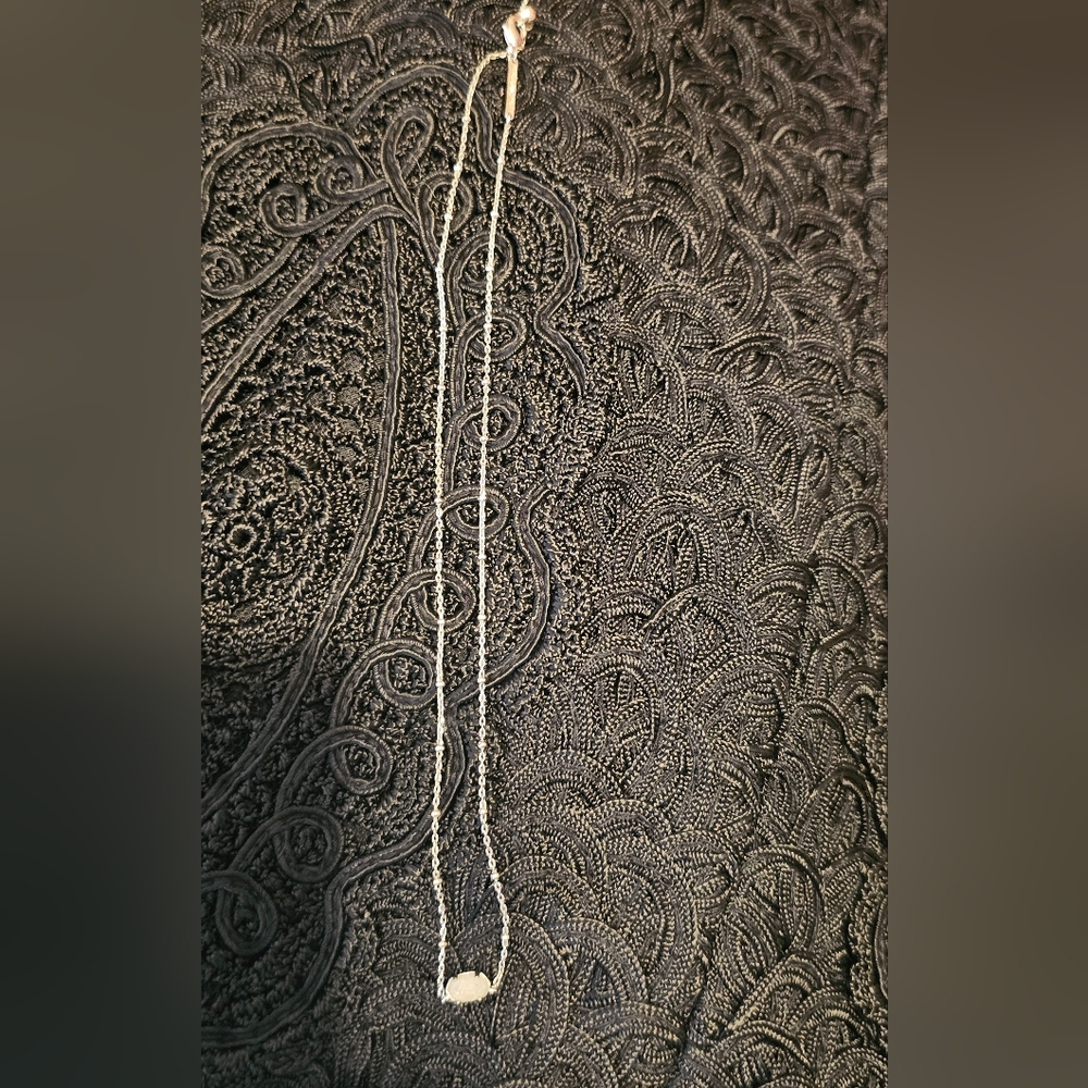 Kendra Scott Mini Elisa Silver And Gold Satellite Short Pendant Necklace